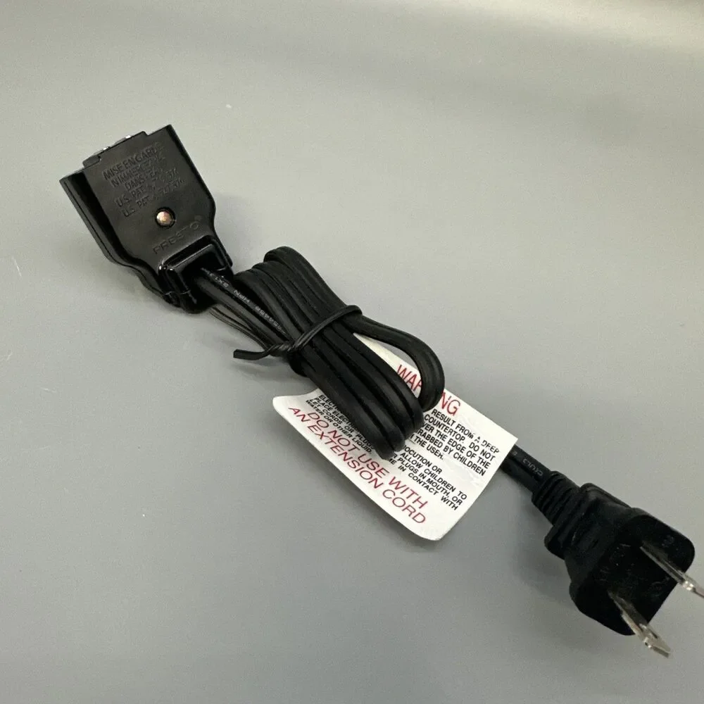 Presto 85691 09982 9982 0546607 0541106 Deep Fryer Magnetic Cord Genuine